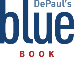 DePaul's Blue Book/DePaul University logo image
